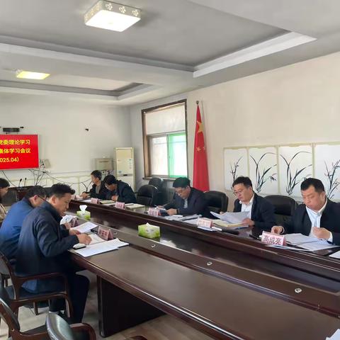 新市镇党委理论学习中心组2025年第四次集体学习