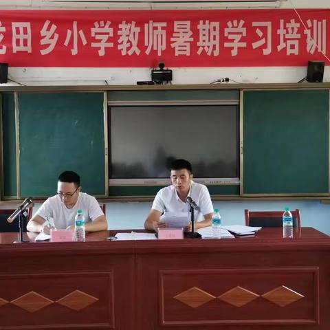 砥砺深耕，笃行致远——龙田乡小学教师暑期学习培训会