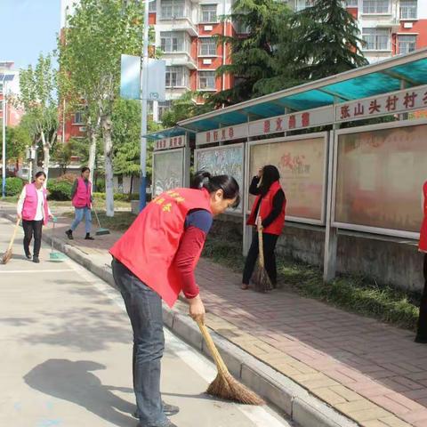 孔村社区第一网格开展志愿服务