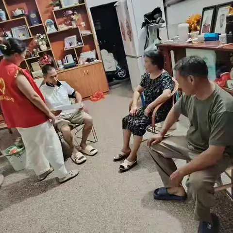 山源村夜访——反诈宣传