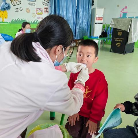 “体检护航，健康相伴”劳店镇路家幼儿园健康体检活动