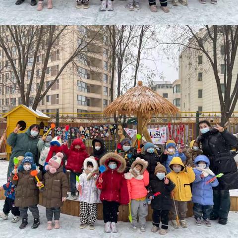 邂逅初雪 童心雪乐——芽芽一班一周生活小记❄️❄️❄️❄️