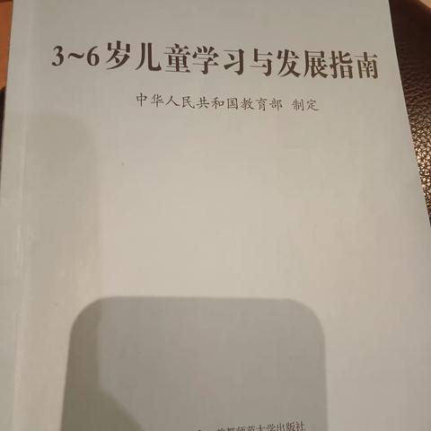 《3-6岁儿童学习与发展指南》3-4岁健康领域