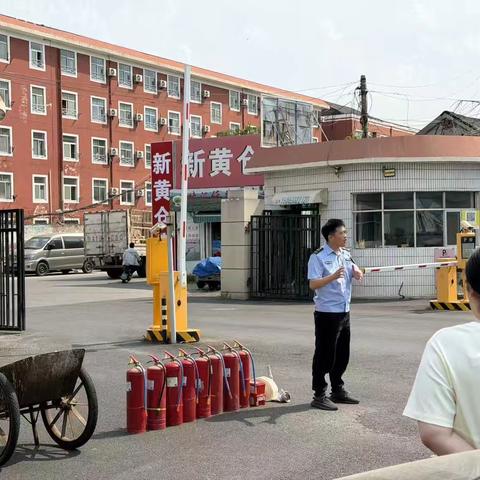 消防护平安｜北园街道狮子张、汇源华庭社区联动天桥应急救援站和街道安监科开展实景消防演练
