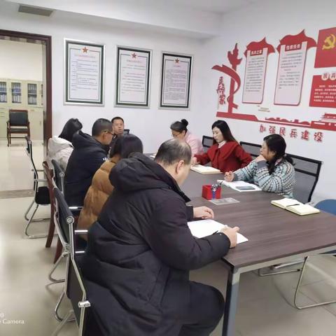 北园街道花格社区清雪除冰部署会议