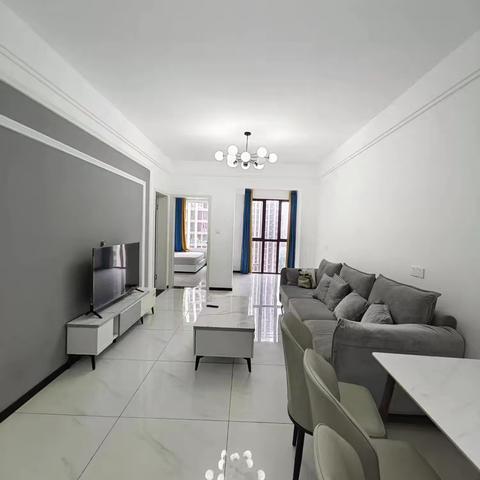 出租 旺达名苑2室2厅1卫 精装9.9成新 家具家电全齐 拎包入住 年租16800可季度付☎62003