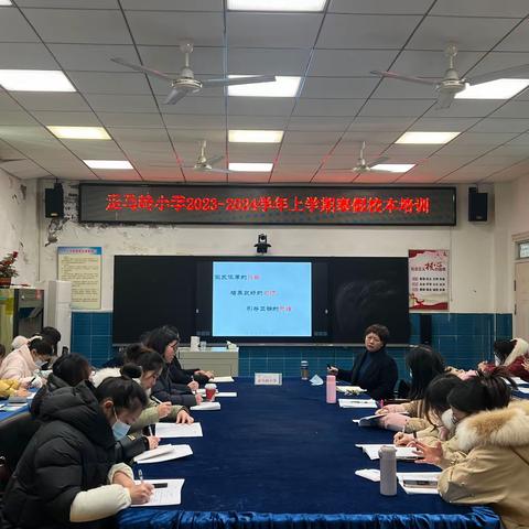 心中有光，筑梦有为 ——走马岭小学2023-2024学年上学期寒假校本培训