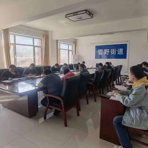 雪野街道党工委理论学习中心组开展10月份集体学习研讨会