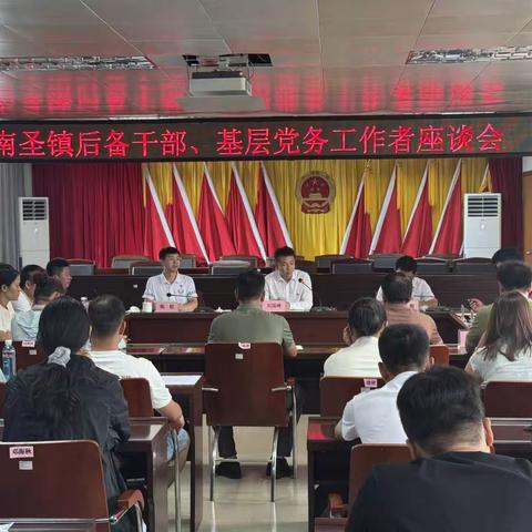 南圣镇后备干部、基层党务工作者座谈会暨业务能力专项培训