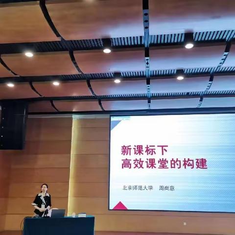 新课标下高效课堂的构建——2023年广东省中学地理学科教研员岗位研修主题研修活动