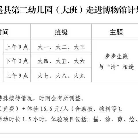 步步生廉 与“清”相逢 体验活动倡议书