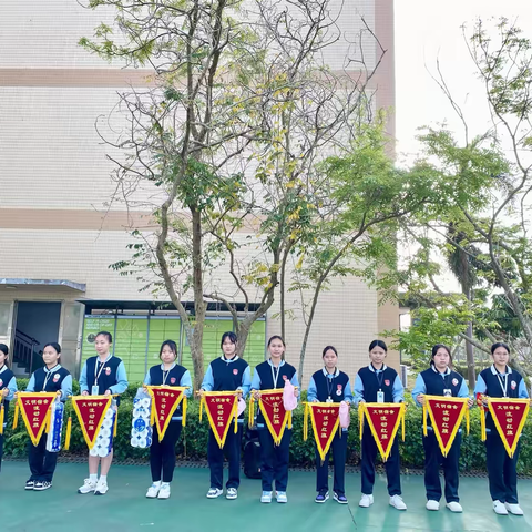 海南职业外语旅游学校桂林洋校区——3月份文明班级文明宿舍颁奖仪式