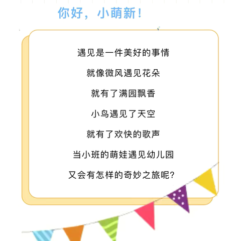 【遇见，可爱的你】——张庄镇中心幼儿园小萌新试学记