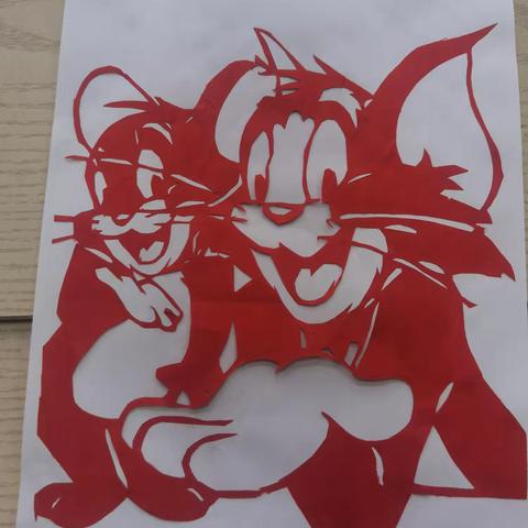 宜阳县思源实验学校剪纸作品展掠影
