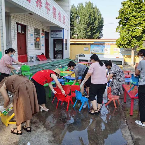 开学大扫除，“洗”迎新学期——辛集第九小学开学大扫除活动