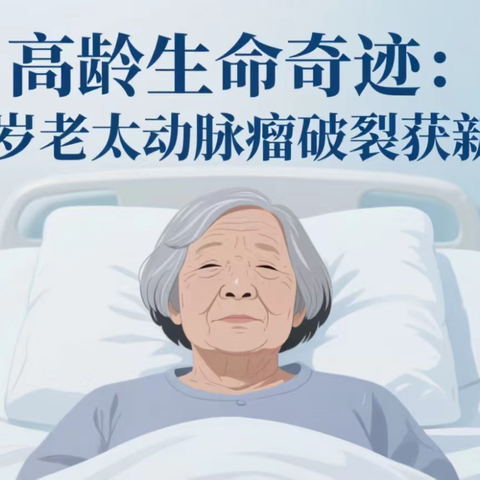 高龄生命奇迹： 74岁老太动脉瘤破裂获新生