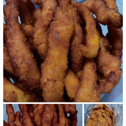 二（2）班刘杨硕第一次炸里脊肉