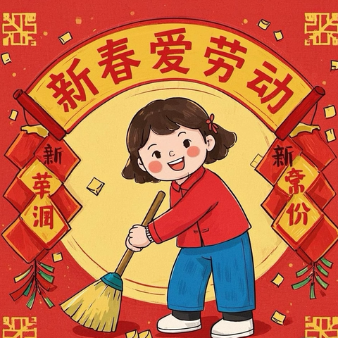 勤耕蛇年，劳动创美