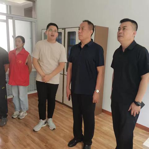 市禁毒办对太西街道 社区戒毒（康复）服务中心 进行实地督导检查