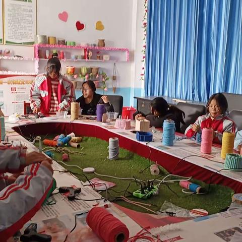 砀山县张新庄中学                “变废为宝”——百变麻绳