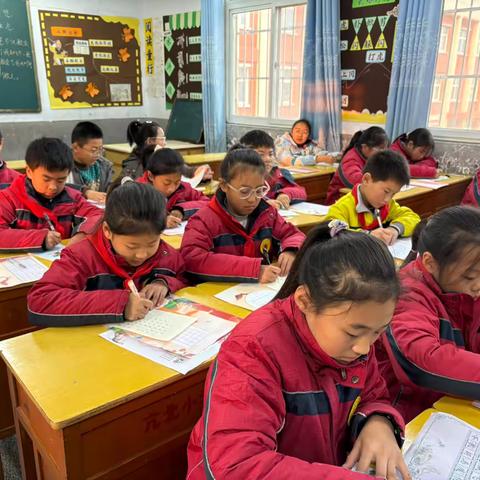 翰墨飘香 笔润亭小——官亭小学小荷初露书法社团硬笔书法练习