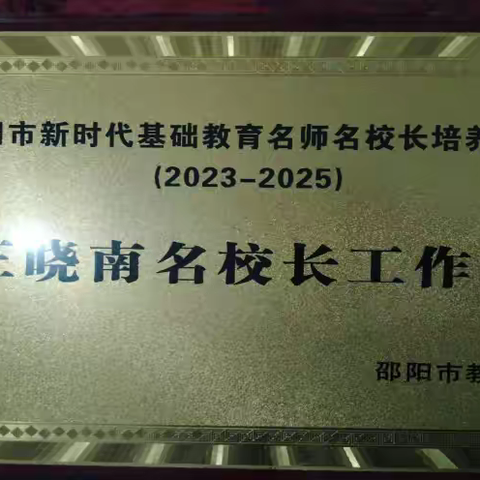 汇聚成光，笃志前行——邵阳市王晓南名校长工作室成员简介