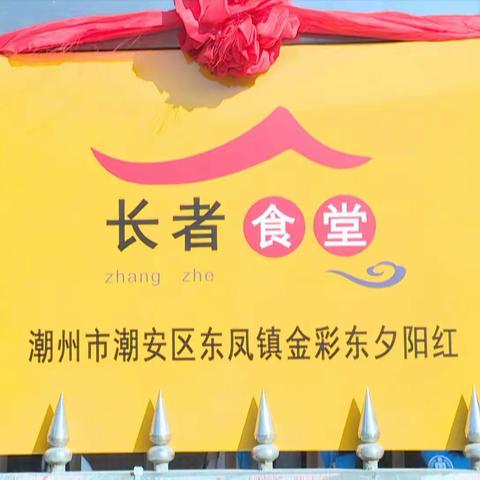 金东彩夕阳红长者食堂揭牌典礼