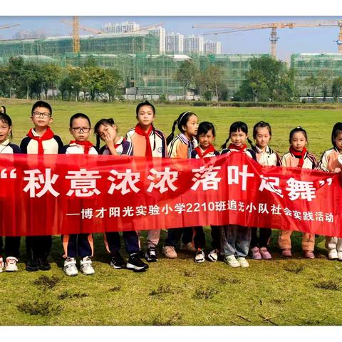 秋意浓浓，落叶起舞 ——博才阳光实验小学2210班追光小队社会实践活动