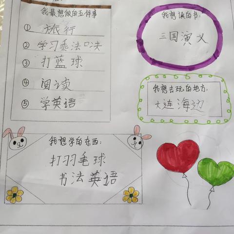 一年六班杨晨硕