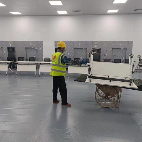 医疗卫生专业服务中心项目1月1日高处作业操作平台专项行动简报