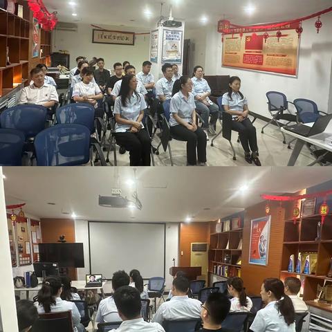 公司业务部党支部开展“向张富清老英雄学习”主题党日活动