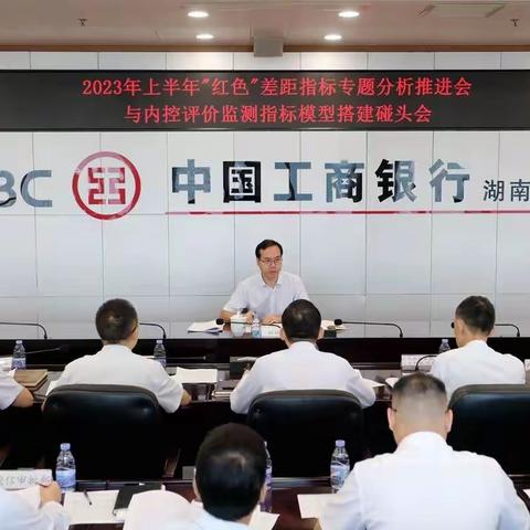 湖南分行召开2023年上半年“红色”差距指标专题分析推进会