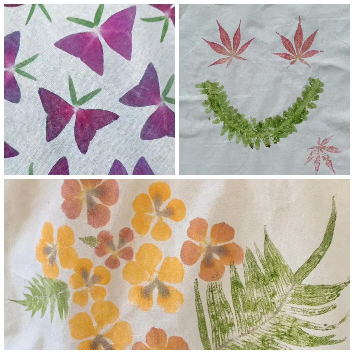 简篇-敲“染”遇见你——新平县戛洒小蜜蜂幼儿园中一班植物拓印美育主题活动