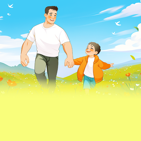 “爸”气十足，爱不缺席——新平县戛洒小蜜蜂幼儿园中一班父亲节主题活动