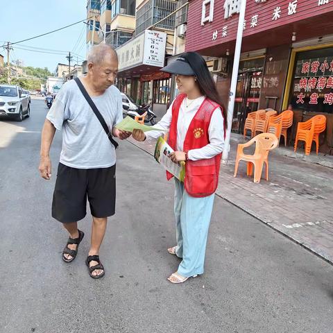 文明单位在行动，义马市财政局开展垃圾分类宣传志愿服务活动