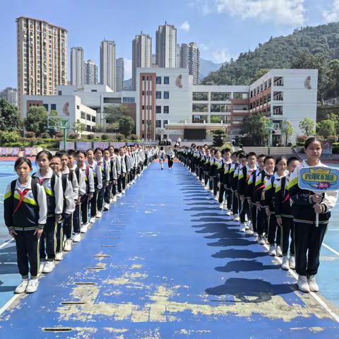 “路队比赛展风采   习惯养成见行动”——三元区建设小学路队比赛活动