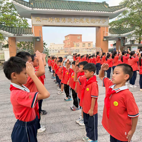 强国复兴有我   争做新时代 好队员 	--杜阮镇叶蔼小学2025年少先队入队活动   ‍