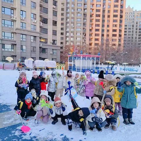 童趣三园，冰雪世界 ——大三班冰雪活动展