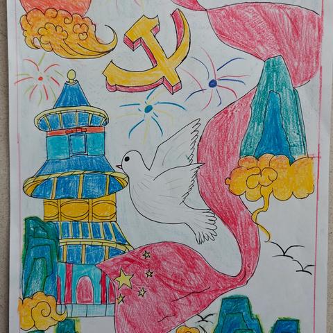 童心绘梦，艺术展现祖国之美