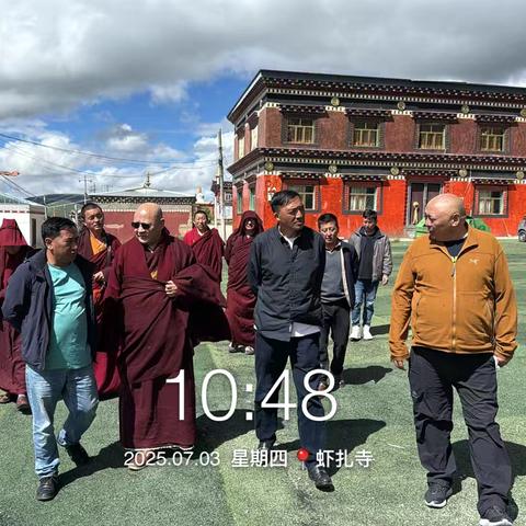 县级联系领导入寺督导检查重点工作