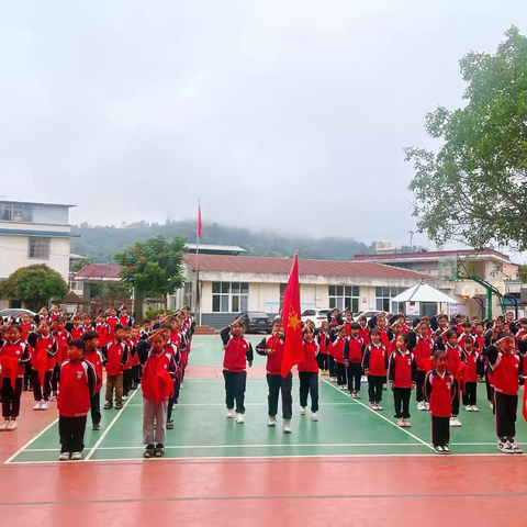 南屏镇南岛河小学2024年“红领巾爱祖国”建队日入队活动