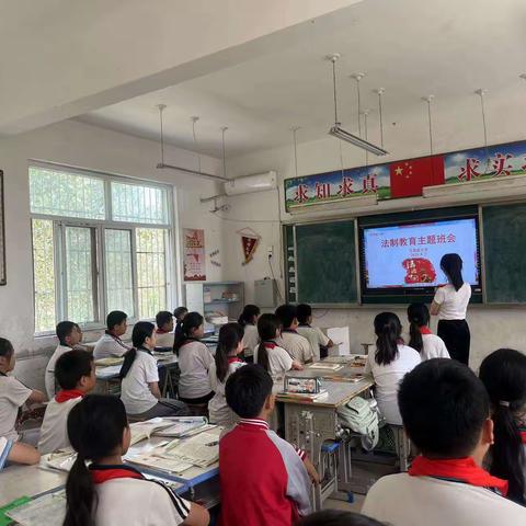 “三抓三促”进行时】法制教育进校园 安全护航伴成长——黄店镇玉皇庙小学