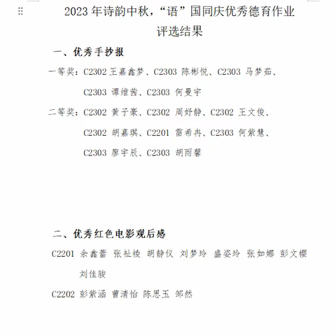 ￼党建引领实践育人，双节同庆礼颂华诞一一南雅远航实验学校2023年国庆假期优秀￼德育实践作业展评。