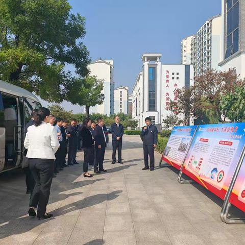 临沂市纪委领导一行莅临沂南县城关实验中学调研指导清廉学校建设工作