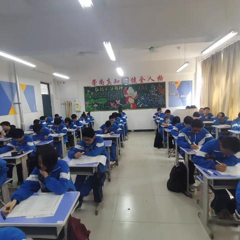 严抓出成绩，检测见锋芒--二十九中初二年级第一次月质量检测