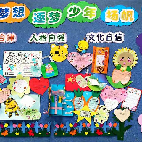 板报彰显风采 班级文化育人