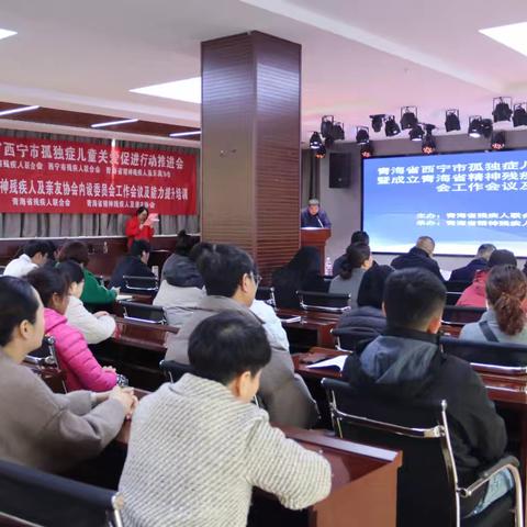 青海省西宁市孤独症儿童关爱促进行动推进会暨省精协内设委员会工作会议及能力提升培训圆满成功