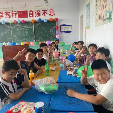 六一儿童节班级庆祝活动———杨套马庄完全小学四年级纪实