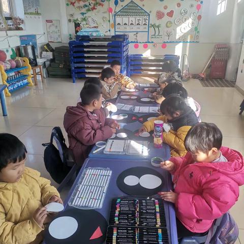 大雪节气手工———马家峪幼儿园