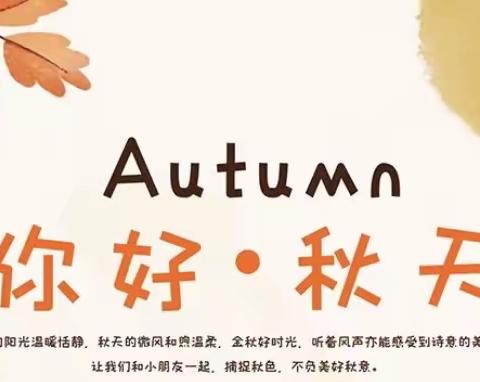 【潮海一小幼儿园】之萌娃寻找秋天🍂